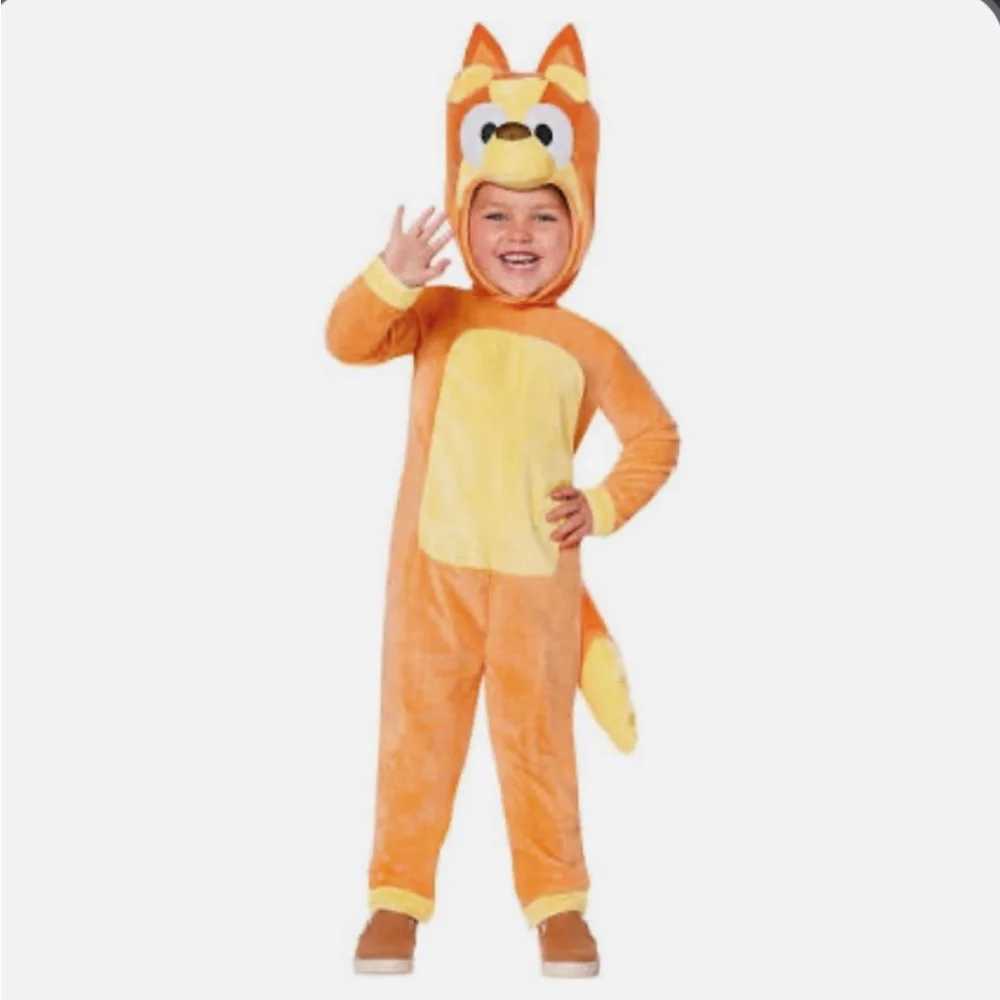Bingo Costume, Halloween, Bluey, 4 - 6X , unisex, boys, girls